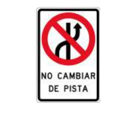 No cambiar de pista