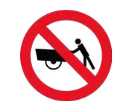 Prohibida circulación de carros de mano