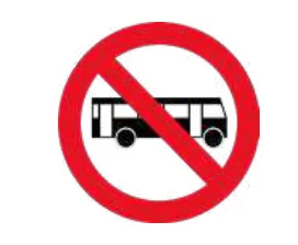 Prohibida circulación de buses