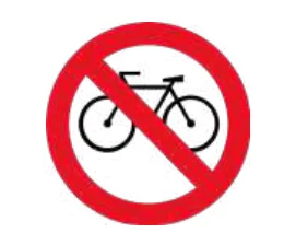 Prohibida circulación de bicicletas