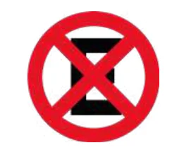 Prohibido estacionar y detenerse