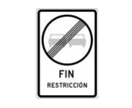 Fin prohibición o restricción
