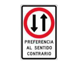 Preferencia al sentido contrario