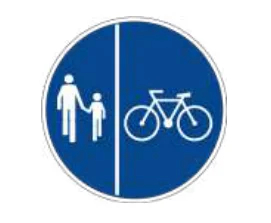 Superficie segregada peatones-ciclos